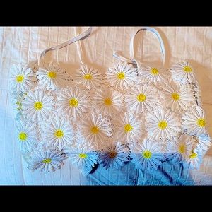 Daisy crop top